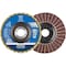 Pferd 5" POLIVLIES Non-Woven Flap Disc - 7/8" Arbor Hole - Medium Grade 43277 - alternate 1